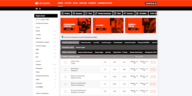 Infinity bet apostas